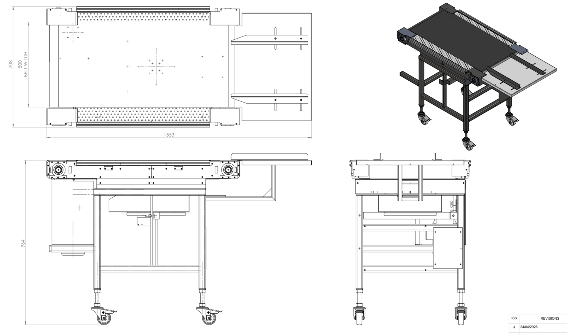 Vacuum Conveyor 500x1mtr