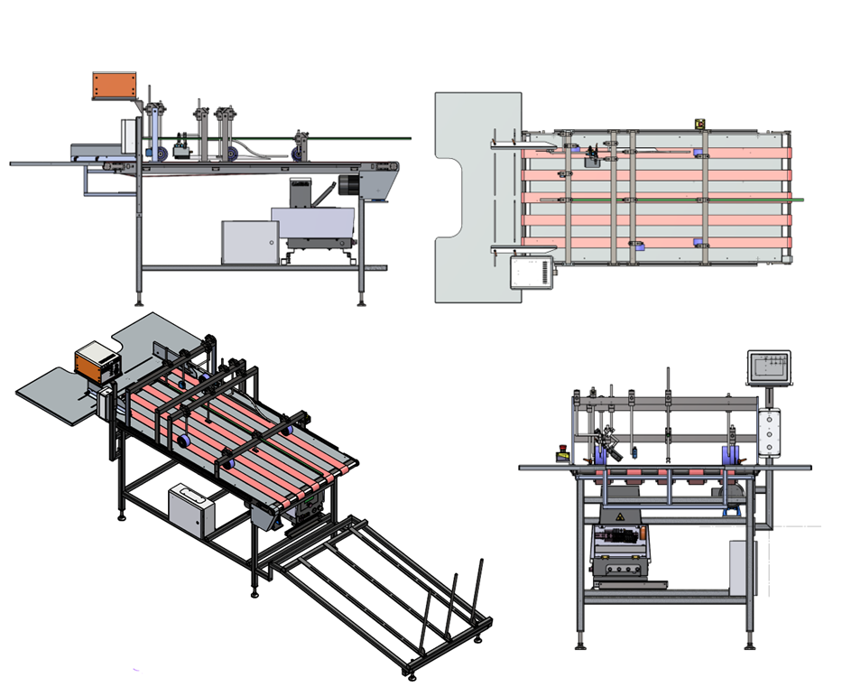 Side Seam Box Gluer with Catch Table