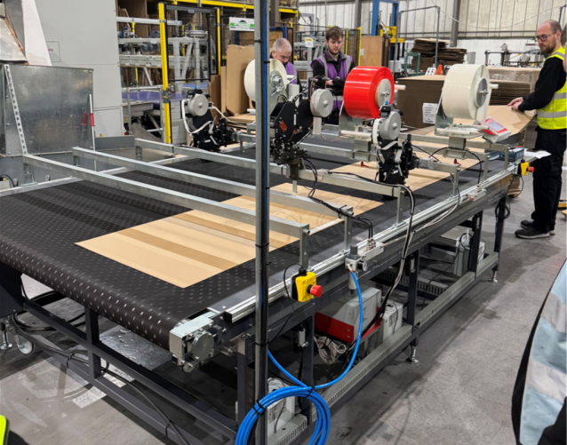 BES® Manual E- Commerce Packaging Taper Table System